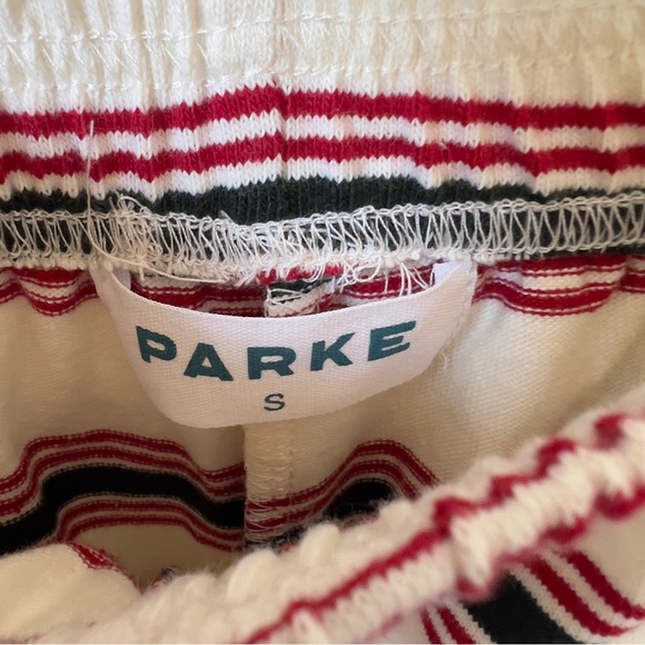 New PARKE Holiday Striped Cotton Boxer Pants - Picture 5 of 5